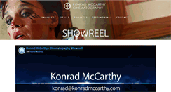 Desktop Screenshot of konradmccarthy.com